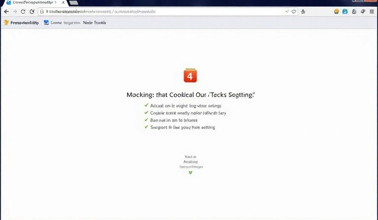 Browser settings menu with cookie options highlighted